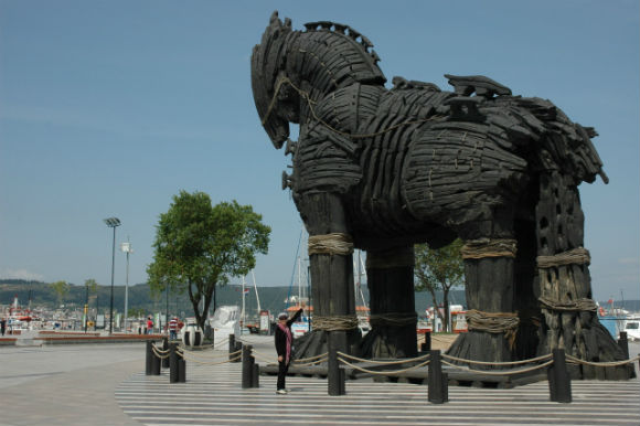 Troy horse in Çanakkale