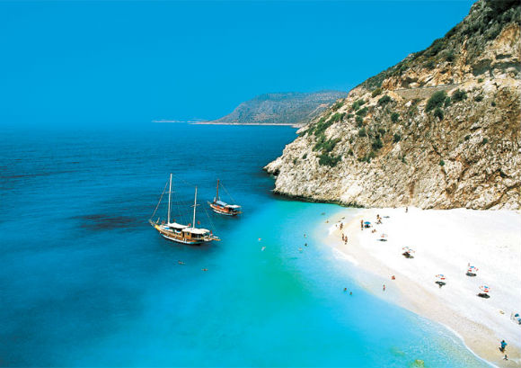 A view of Antalya's coastline.