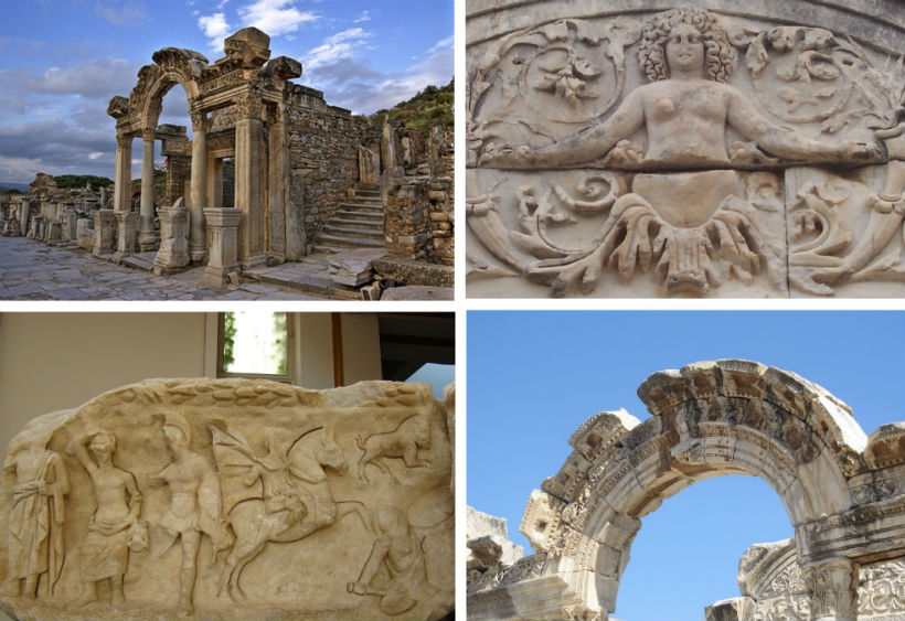 Temple of Hadrian in ephesus